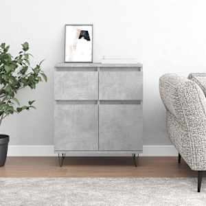 Příborník betonově šedý 60 x 35 x 70 cm kompozitní dřevo - obrázek 1