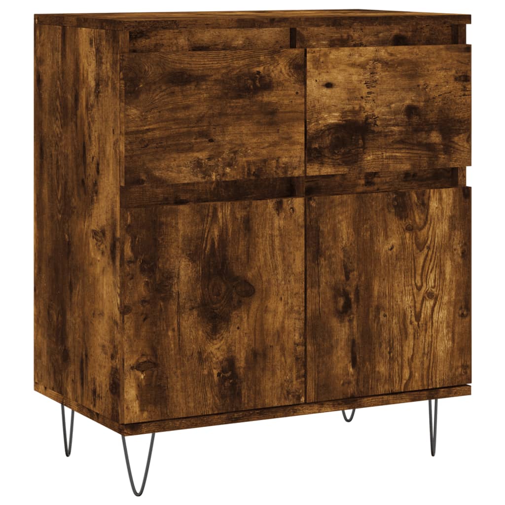 vidaXL Příborník kouřový dub 60 x 35 x 70 cm kompozitní dřevo