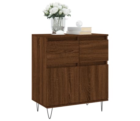 vidaXL barna t&ouml;lgy sz&iacute;nű szerelt fa t&aacute;lal&oacute;szekr&eacute;ny 60 x 35 x 70 cm