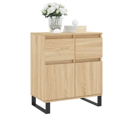 vidaXL Sideboard Sonoma-Eiche 60x35x70 cm Holzwerkstoff