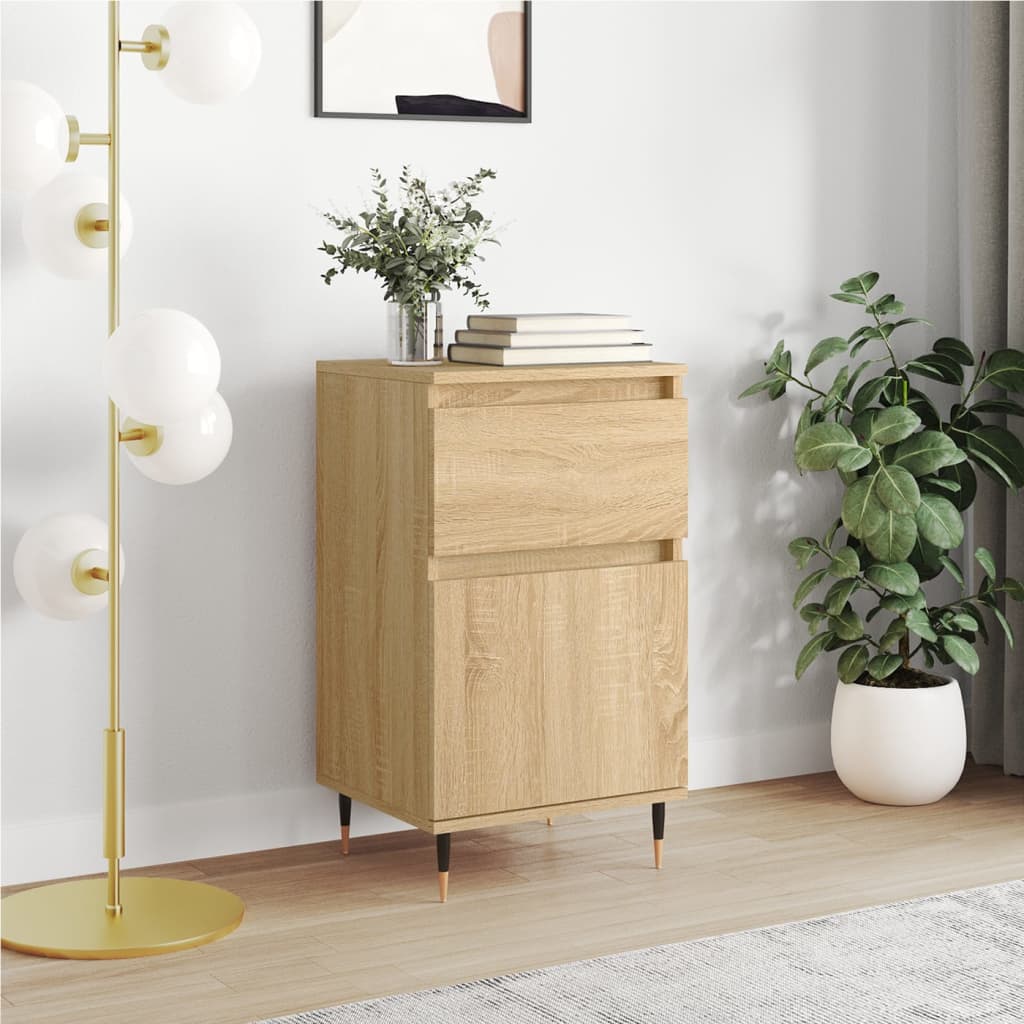 vidaXL Sideboard Sonoma-Eiche 40x35x70 cm Holzwerkstoff