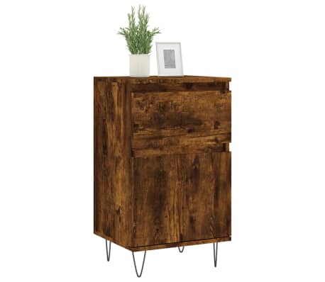 vidaXL Sideboard Räuchereiche 40x35x70 cm Holzwerkstoff