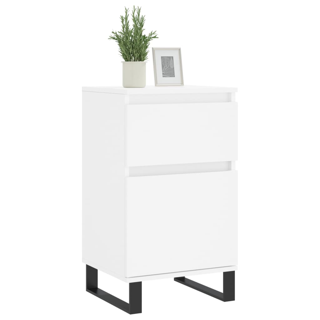 Thumbnail - vidaXL Sideboards 2 Stk. Weiß 40x35x70 cm Holzwerkstoff