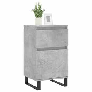 Příborníky 2 ks betonově šedé 40 x 35 x 70 cm kompozitní dřevo - obrázek 3