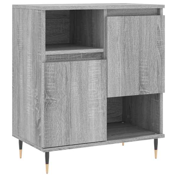 vidaXL puhvetkapp, hall Sonoma tamm, 60x35x70 cm, tehispuit