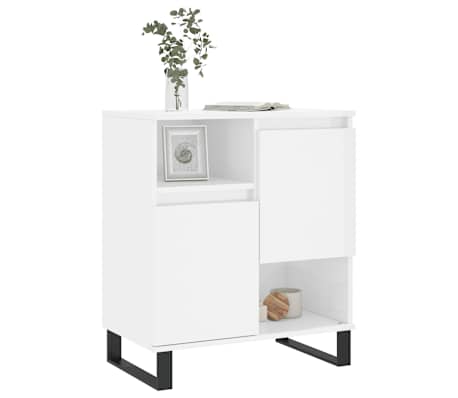 vidaXL Sideboard High Gloss White 60x35x70 cm Engineered Wood