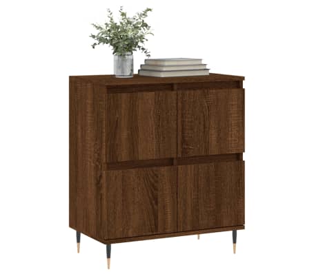 vidaXL Buffet Ch&ecirc;ne marron 60x35x70 cm Bois d'ing&eacute;nierie
