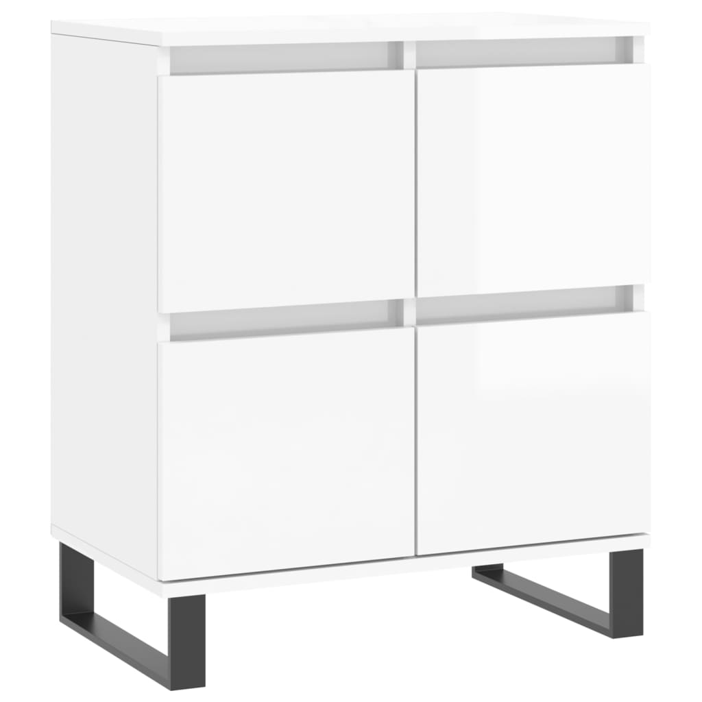 Thumbnail - vidaXL Sideboard Hochglanz-Weiß 60x35x70 cm Holzwerkstoff