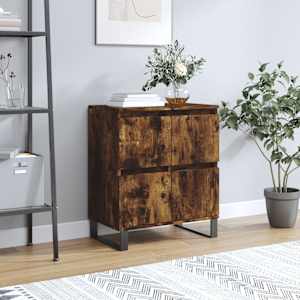 Komoda dimljeni hrast 60x35x70 cm inženirski les