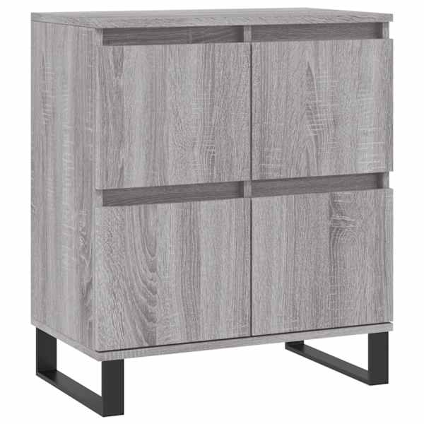 vidaXL puhvetkapp, hall Sonoma tamm, 60x35x70 cm, tehispuit