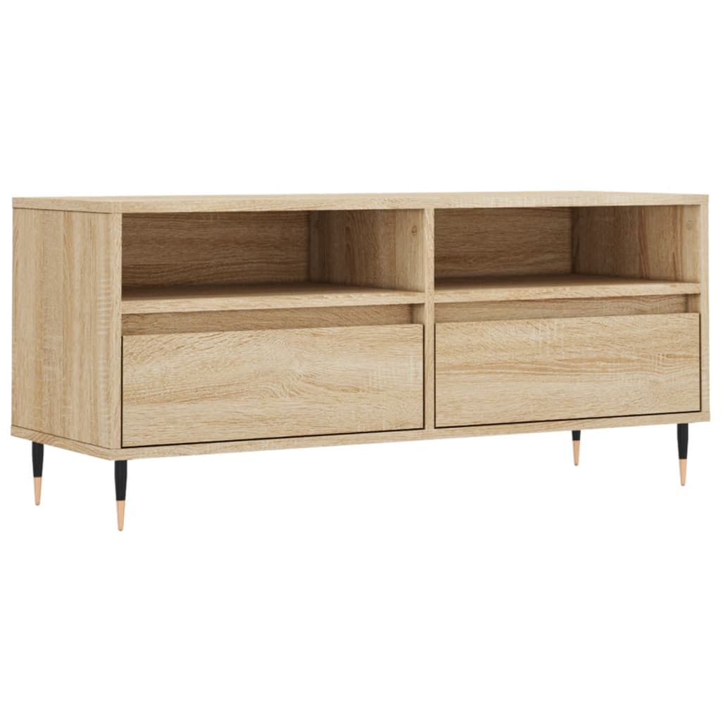 vidaXL TV skříňka dub sonoma 100 x 34,5 x 44,5 cm kompozitní dřevo
