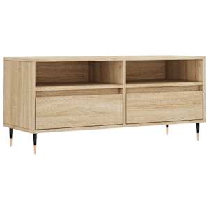 TV skříňka dub sonoma 100 x 34,5 x 44,5 cm kompozitní dřevo - obrázek 2
