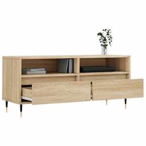 TV skříňka dub sonoma 100 x 34,5 x 44,5 cm kompozitní dřevo - obrázek 4