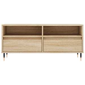 TV skříňka dub sonoma 100 x 34,5 x 44,5 cm kompozitní dřevo - obrázek 5