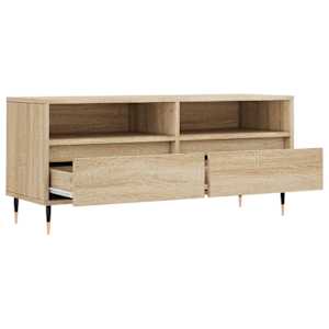 TV skříňka dub sonoma 100 x 34,5 x 44,5 cm kompozitní dřevo - obrázek 6