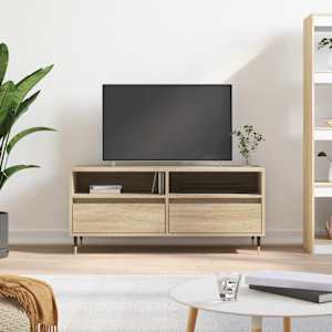 TV skříňka dub sonoma 100 x 34,5 x 44,5 cm kompozitní dřevo - obrázek 1