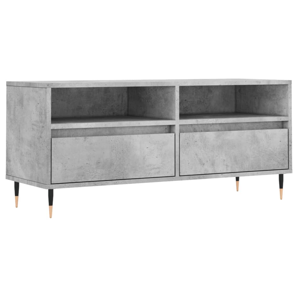 vidaXL TV skříňka betonově šedá 100 x 34,5 x 44,5 cm kompozitní dřevo