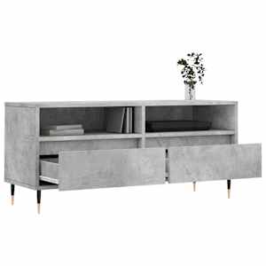 TV skříňka betonově šedá 100 x 34,5 x 44,5 cm kompozitní dřevo - obrázek 4