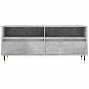 TV skříňka betonově šedá 100 x 34,5 x 44,5 cm kompozitní dřevo - obrázek 5