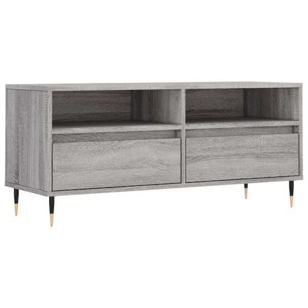 vidaXL telerikapp, hall Sonoma tamm, 100x34,5x44,5 cm, tehispuit