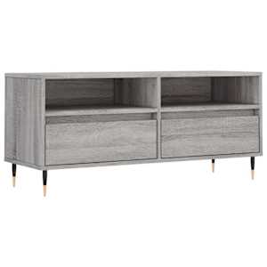 TV skříňka šedá sonoma 100 x 34,5 x 44,5 cm kompozitní dřevo - obrázek 2
