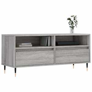 TV skříňka šedá sonoma 100 x 34,5 x 44,5 cm kompozitní dřevo - obrázek 3