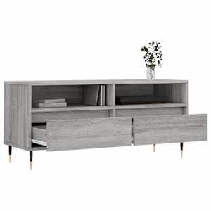 TV skříňka šedá sonoma 100 x 34,5 x 44,5 cm kompozitní dřevo - obrázek 4