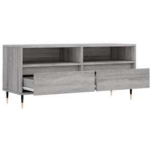 TV skříňka šedá sonoma 100 x 34,5 x 44,5 cm kompozitní dřevo - obrázek 6
