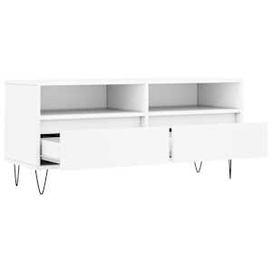 TV skříňka bílá 100 x 34,5 x 44,5 cm kompozitní dřevo - obrázek 6