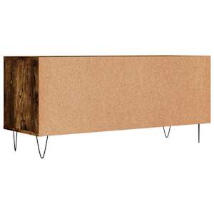 TV skříňka kouřový dub 100 x 34,5 x 44,5 cm kompozitní dřevo - obrázek 8