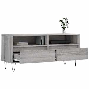 TV skříňka šedá sonoma 100 x 34,5 x 44,5 cm kompozitní dřevo - obrázek 4