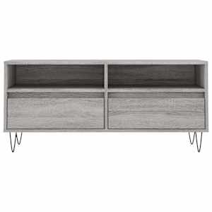 TV skříňka šedá sonoma 100 x 34,5 x 44,5 cm kompozitní dřevo - obrázek 5