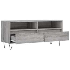 TV skříňka šedá sonoma 100 x 34,5 x 44,5 cm kompozitní dřevo - obrázek 6