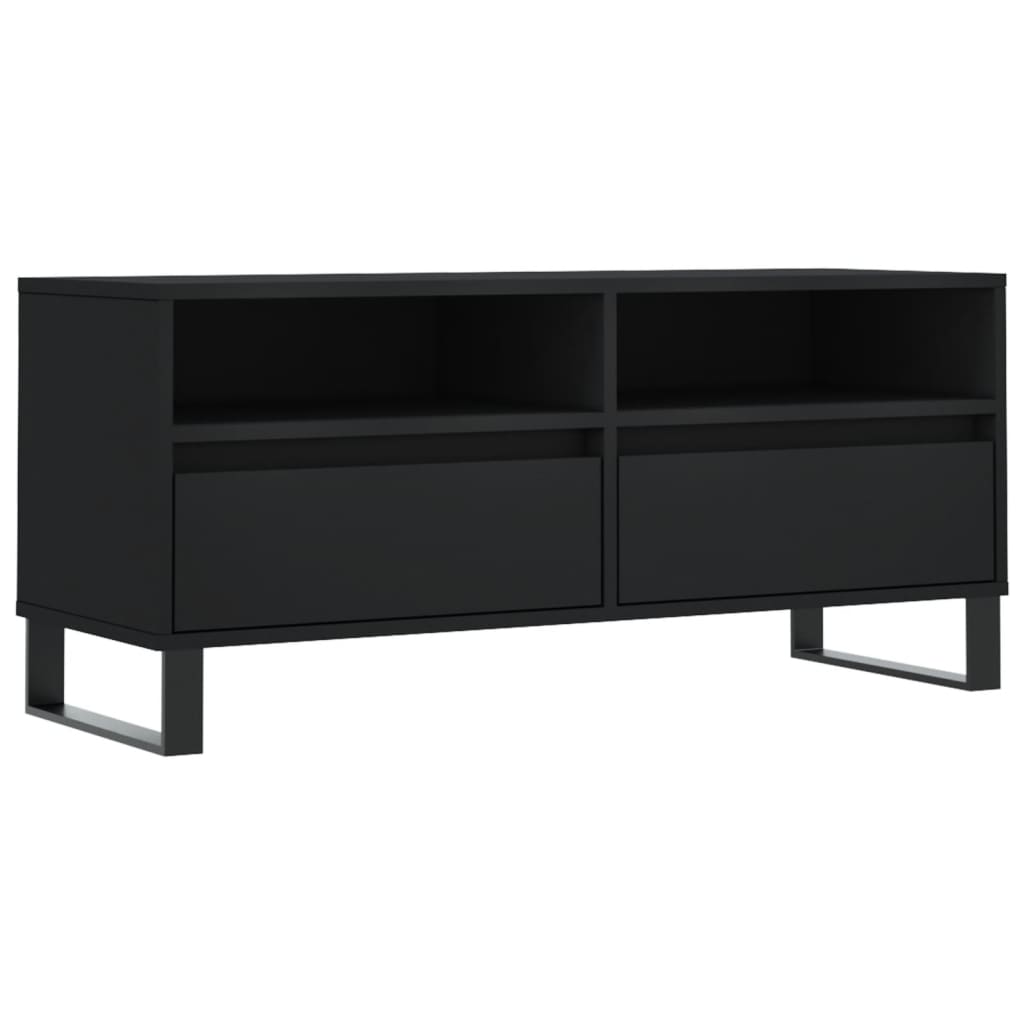 vidaXL TV skříňka černá 100 x 34,5 x 44,5 cm kompozitní dřevo