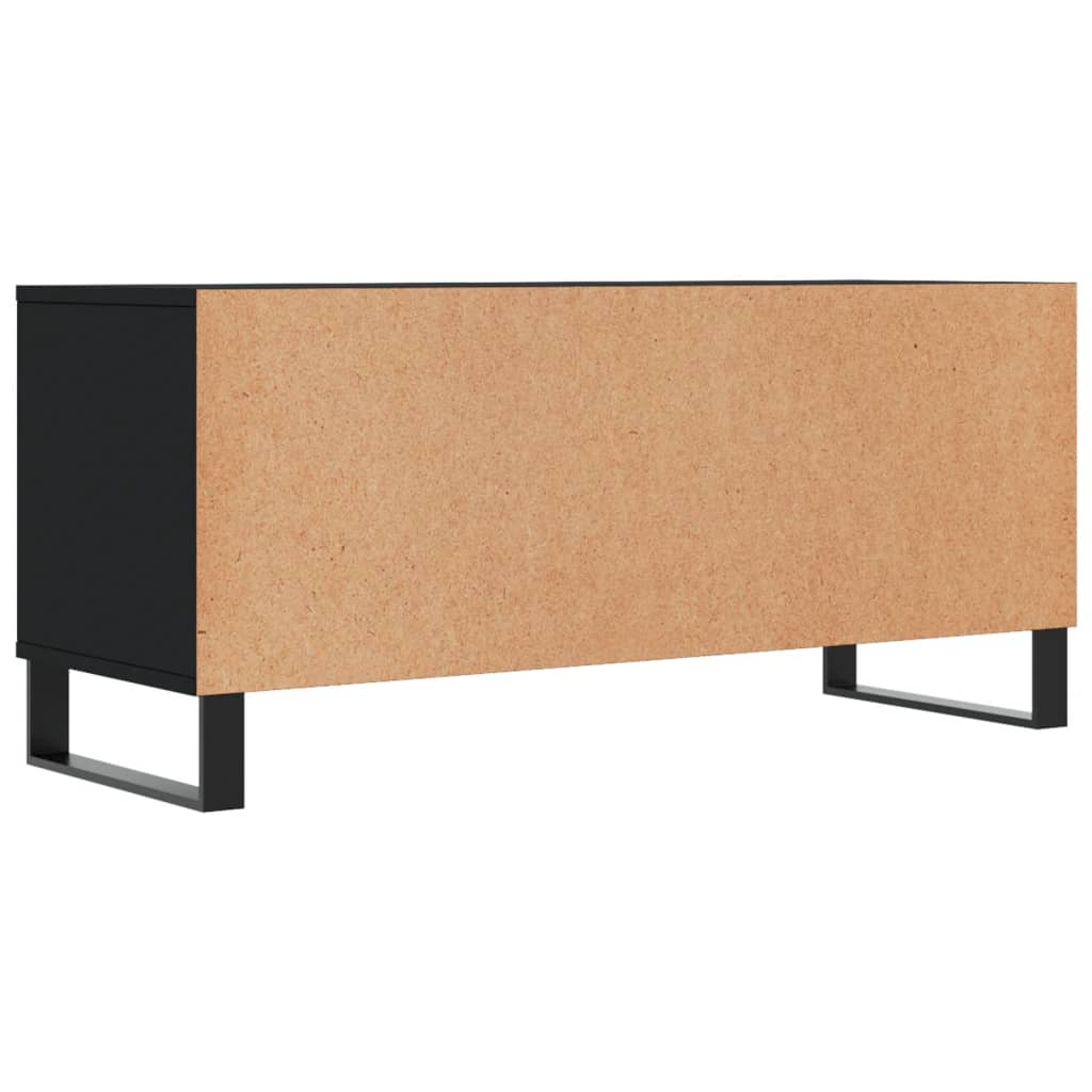 TV ormarić crni 100 x 34,5 x 44,5 cm od konstruiranog drva