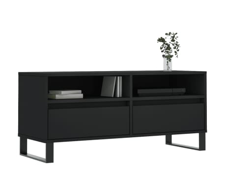 vidaXL TV ormarić crni 100 x 34,5 x 44,5 cm od konstruiranog drva