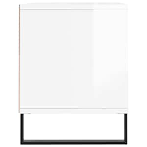 TV skříňka bílá vysoký lesk 100x34,5x44,5 cm kompozitní dřevo - obrázek 7