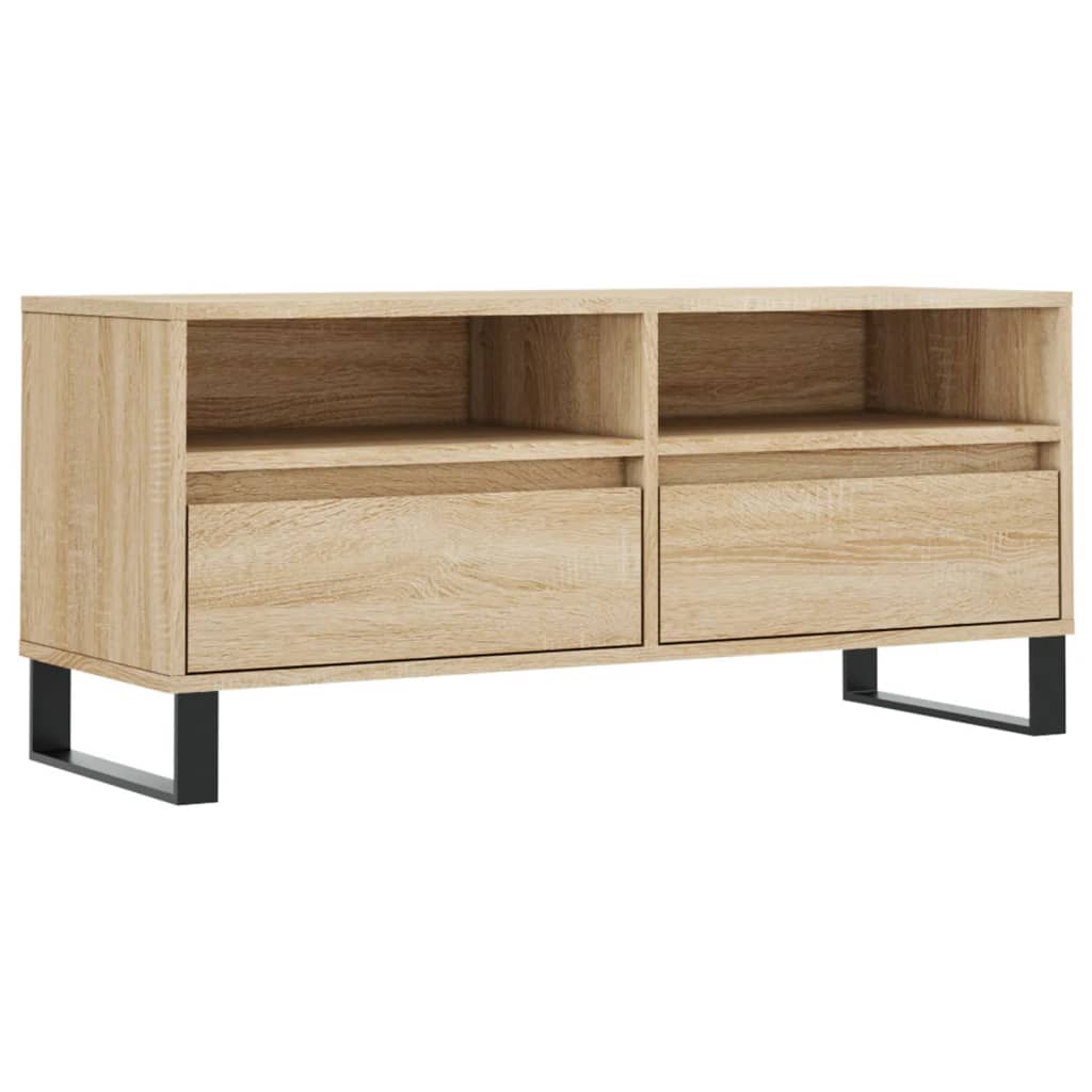 vidaXL TV skříňka dub sonoma 100 x 34,5 x 44,5 cm kompozitní dřevo