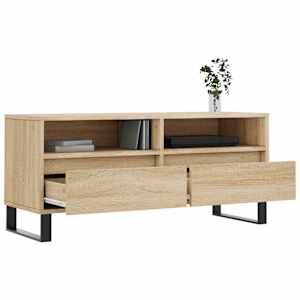 TV skříňka dub sonoma 100 x 34,5 x 44,5 cm kompozitní dřevo - obrázek 4