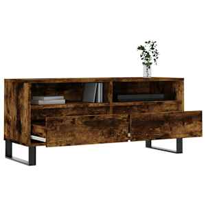 TV skříňka kouřový dub 100 x 34,5 x 44,5 cm kompozitní dřevo - obrázek 4