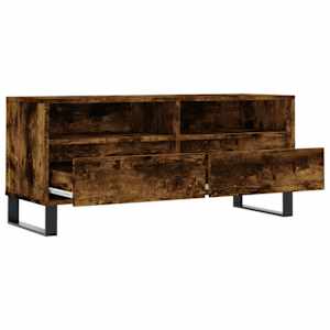 TV skříňka kouřový dub 100 x 34,5 x 44,5 cm kompozitní dřevo - obrázek 6