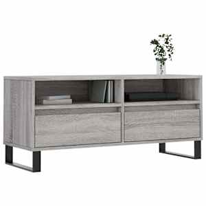 TV skříňka šedá sonoma 100 x 34,5 x 44,5 cm kompozitní dřevo - obrázek 3