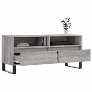 TV skříňka šedá sonoma 100 x 34,5 x 44,5 cm kompozitní dřevo - obrázek 4