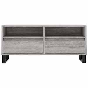 TV skříňka šedá sonoma 100 x 34,5 x 44,5 cm kompozitní dřevo - obrázek 5