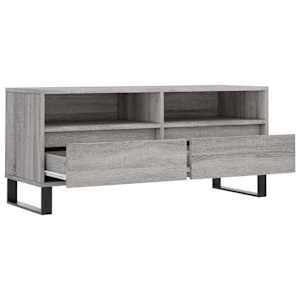 TV skříňka šedá sonoma 100 x 34,5 x 44,5 cm kompozitní dřevo - obrázek 6