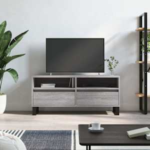 TV skříňka šedá sonoma 100 x 34,5 x 44,5 cm kompozitní dřevo - obrázek 1