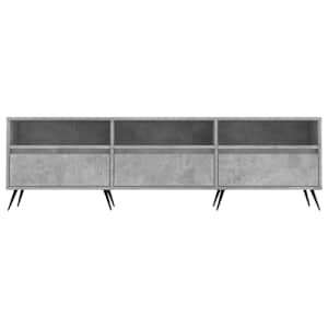 TV skříňka betonově šedá 150 x 30 x 44,5 cm kompozitní dřevo - obrázek 5