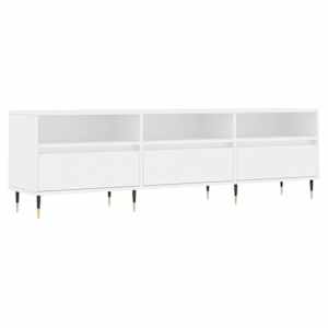 TV skříňka bílá 150 x 30 x 44,5 cm kompozitní dřevo - obrázek 2