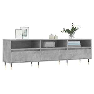 TV skříňka betonově šedá 150 x 30 x 44,5 cm kompozitní dřevo - obrázek 3