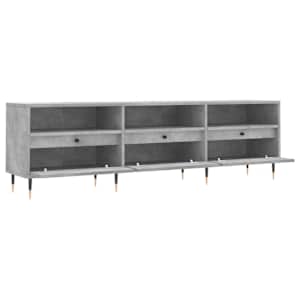TV skříňka betonově šedá 150 x 30 x 44,5 cm kompozitní dřevo - obrázek 6